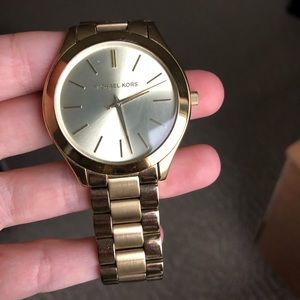Gold Michael Kors watch